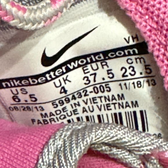 Nike Roshe Run Polka Dot Print Women’s Sz 6.5 - Picture 9 of 9